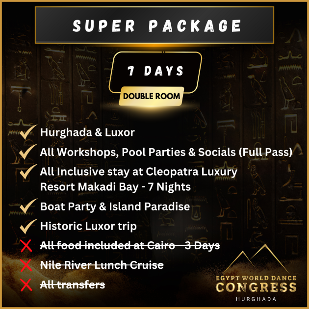 Super Package Payment Plan - Double Room 7 nights